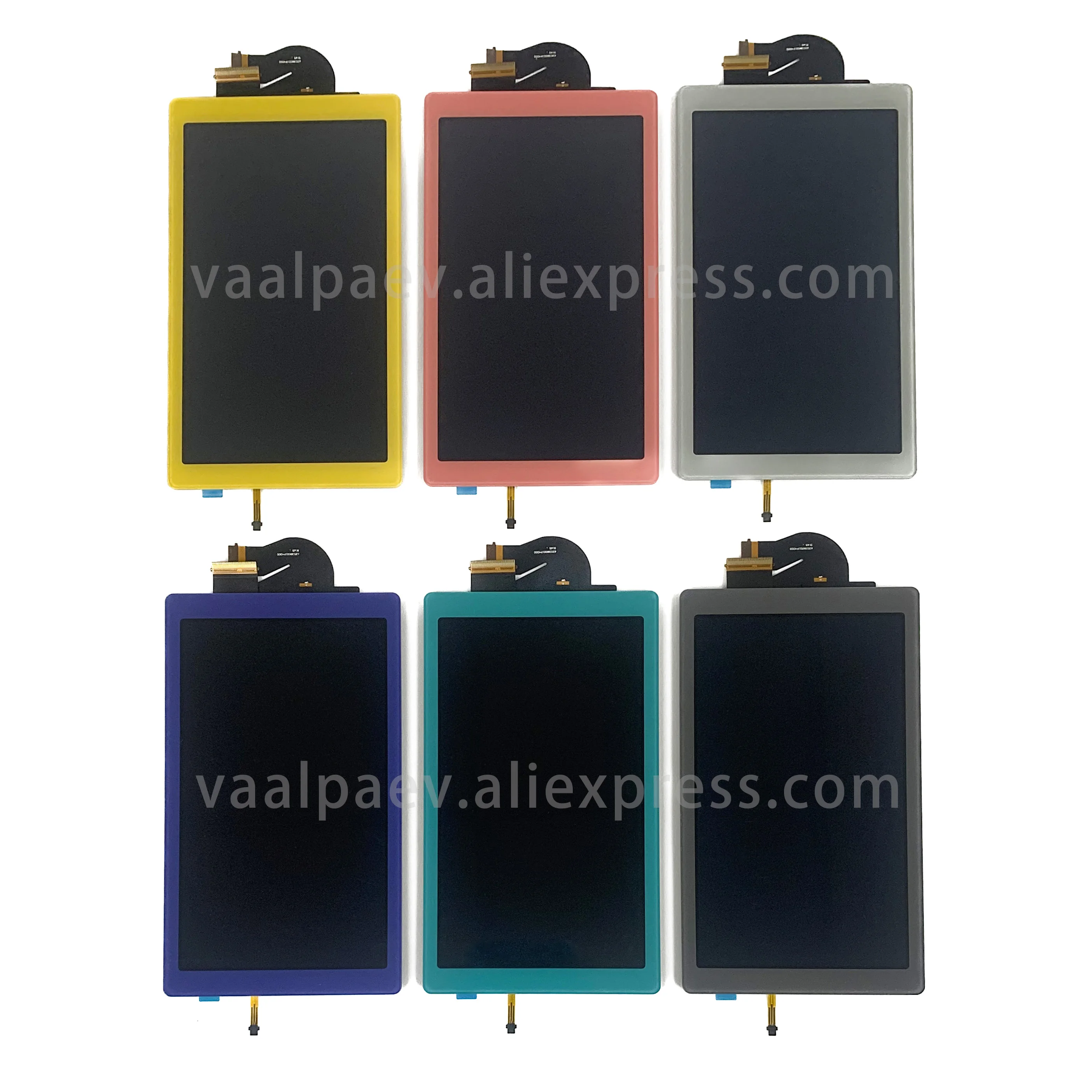 For Switch Lite Console Full-Fitted 2 IN 1 Screen Assembly Digitizer Replacement LCD Screen Full Screen Assembly