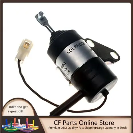 

New Fuel Cutoff Solenoid Fits Kubota Tractors 052600-453 052600-4530 052600-4531