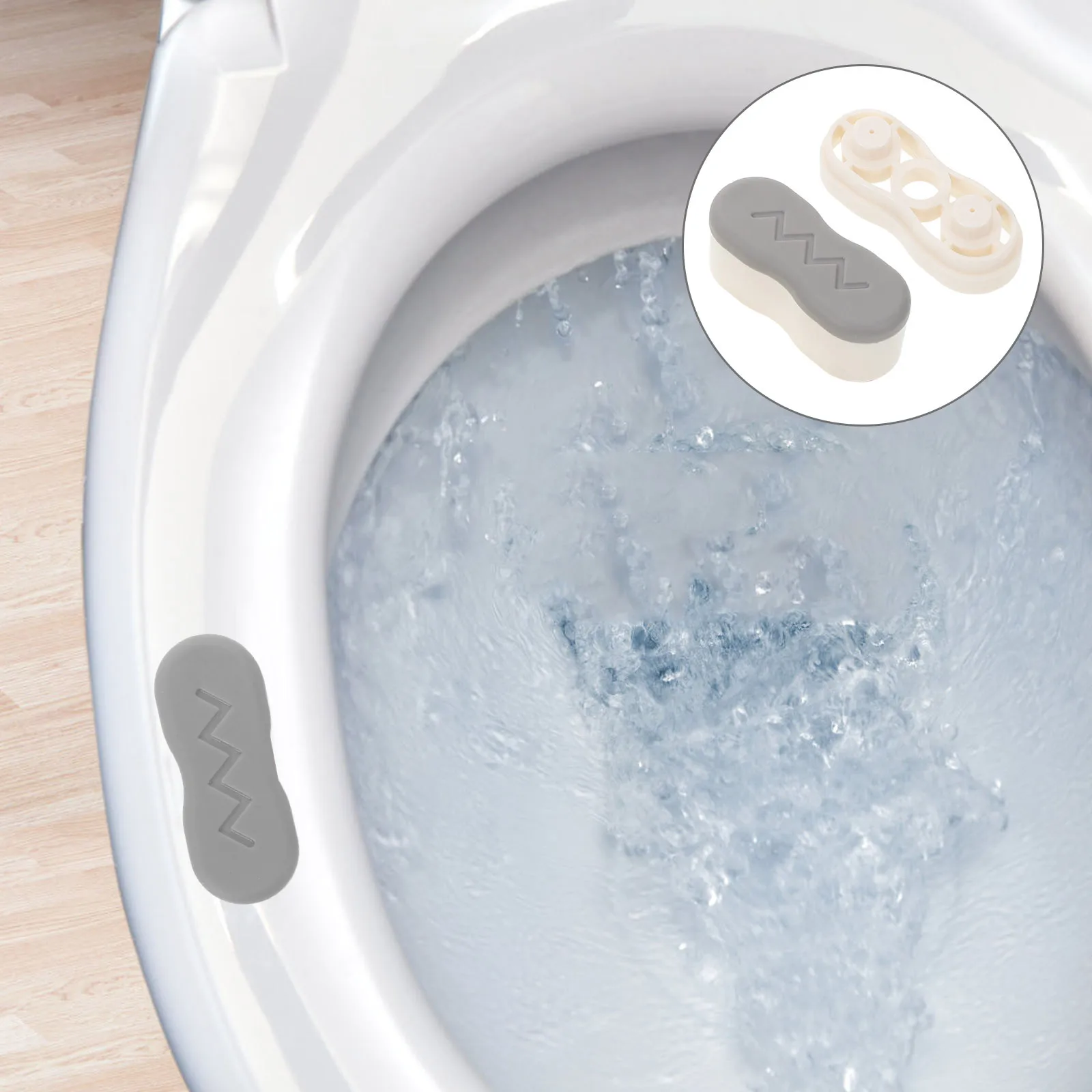 

4Pairs Toilet Seat Rubber Buffers ABS Material Bathroom Bumpers Noise Reducing Toilet Lid Gasket Kit Bidet Attachment