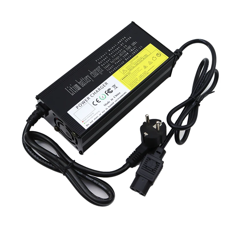 48V 60V 72V 5A 8A 10A 12A 15A 20A Lithium ion Charger 13S16S 20S 54.6V 67.2V 84V High-power Intelligent with Display Metal Shell