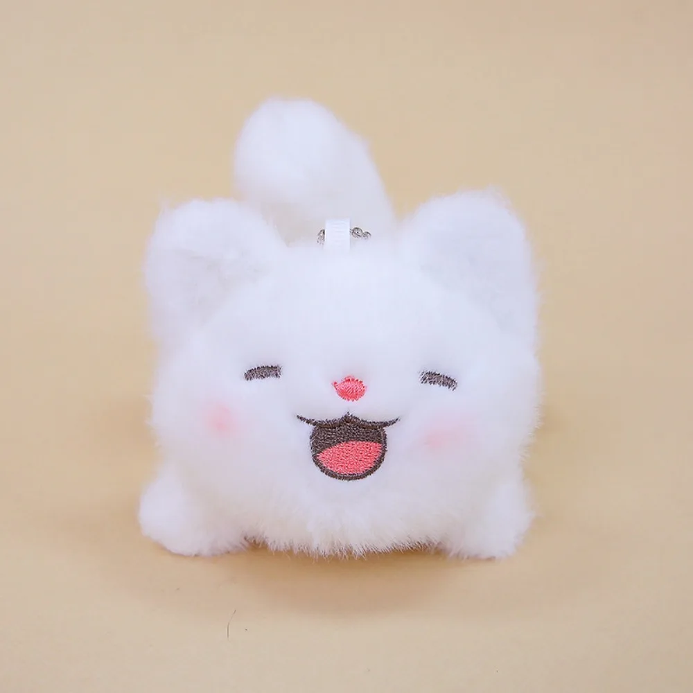 

Cartoon Cat Animal Doll Pendant Creative Design Plush Material Cat Plush Doll Keychain Keychain Function Cute Style