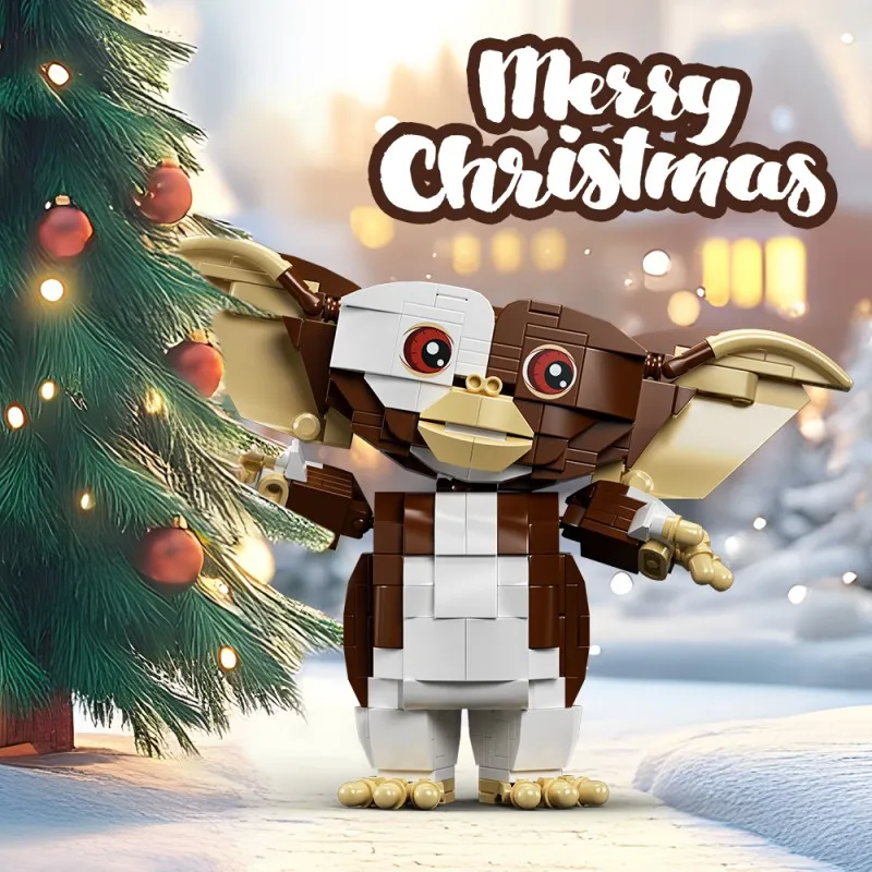 

MOC Horror Movie Elf Building Blocks Cartoon Cute Evil Little Monster Model Idea Toys DIY Assembly Bricks Child Christmas Gift