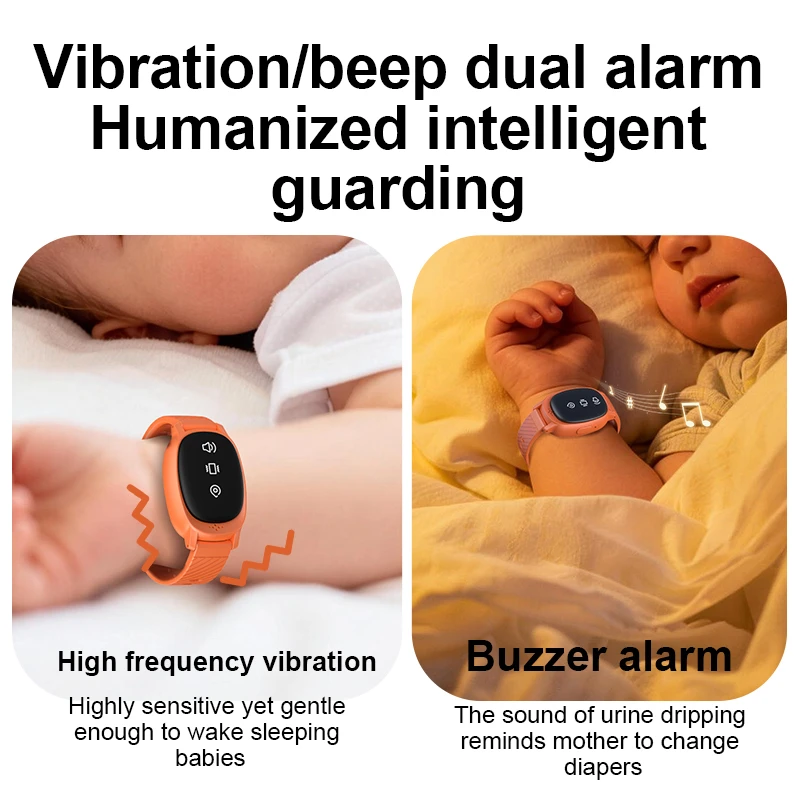

New Kids Bedwetting Alarm Wireless USB Rechargeable Portable Wearable Vibration Reminder For Children Potty Training 2026