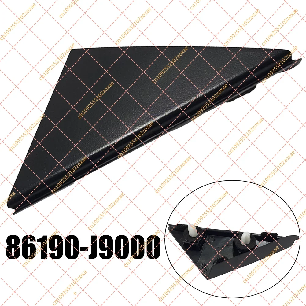 YF Right Side Mirror Pillar Trim Molding Cover Fit for Kona 2018-2023 Replace 86190J9000 ABS Plastic Car Exterior Accessories
