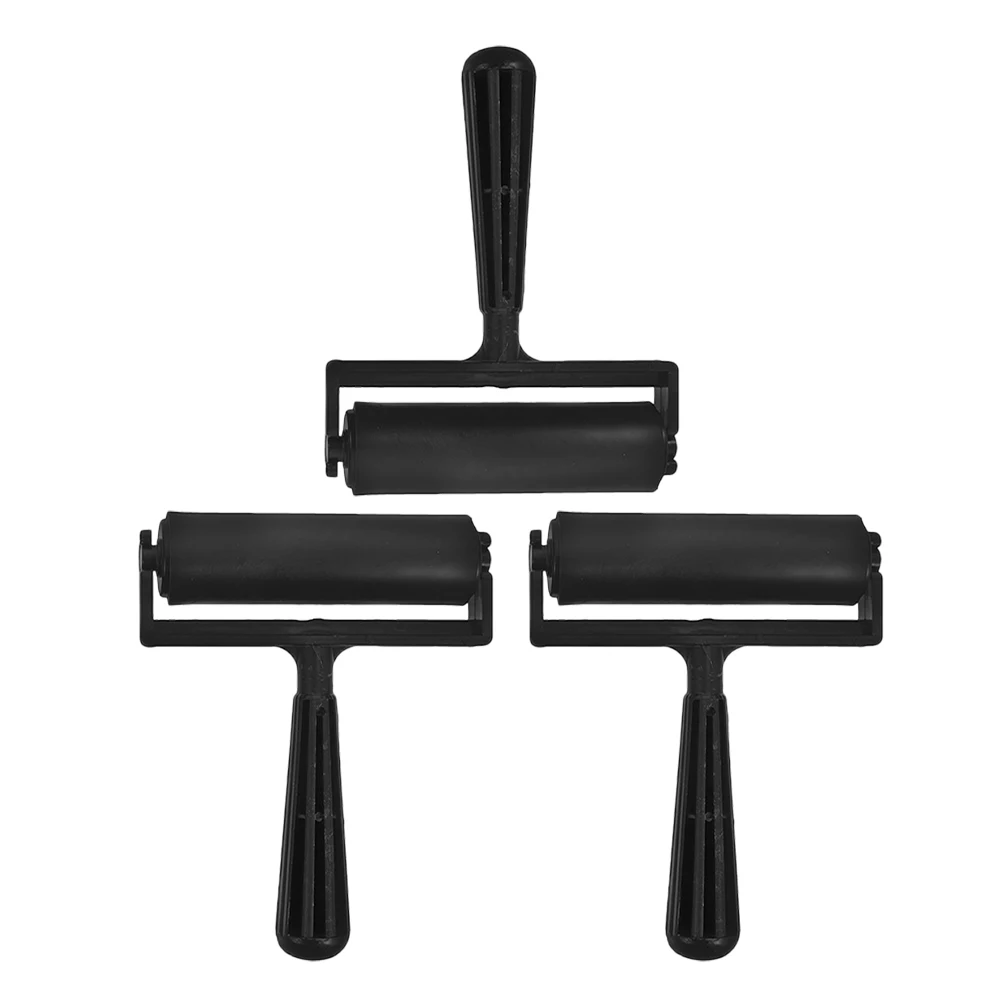 3 قطعة بكرات الطباعة لصنع الطباعة الماس الفن لتقوم بها بنفسك الحرفية الحبر تطبيق السلس سطح اللوحة لوازم متعددة الوظائف #5