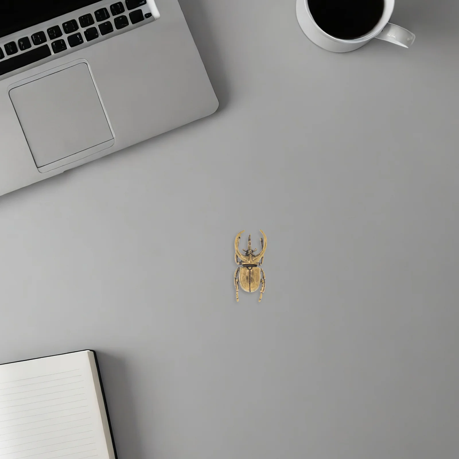 

Metal Insect Beetle Ornament Solid Brass Construction for Indoor Outdoor Display Vintage Inspired Decorative Sculpture