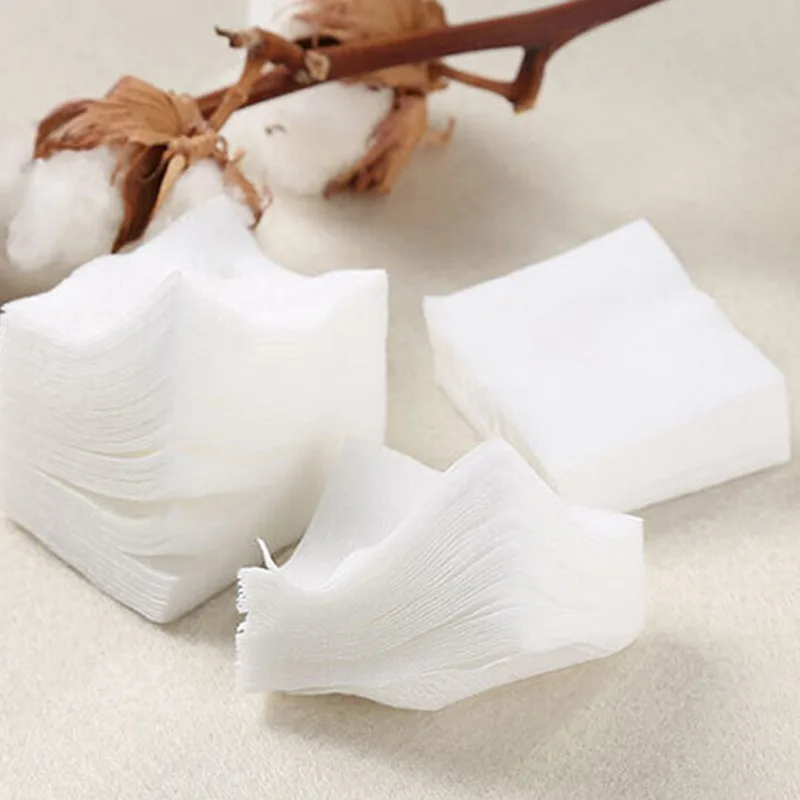 使い捨てコットンメイクワイプ,ソフトメイクパッド,フェイシャルクレンジングペーパー,超薄型ワイプツール,1000個セット
