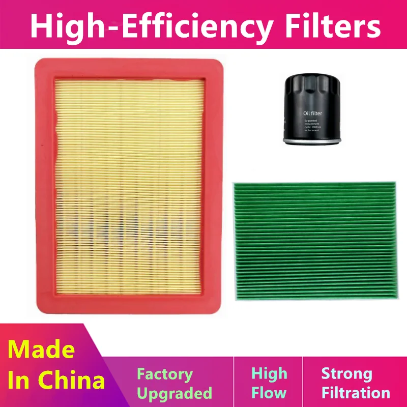 

3pcs/Filter Set For Dongfeng Fengxing T5 Evo 1.5t 2021 2022 2023 2024/Oil, Air Nacelle Filter/Auto Parts