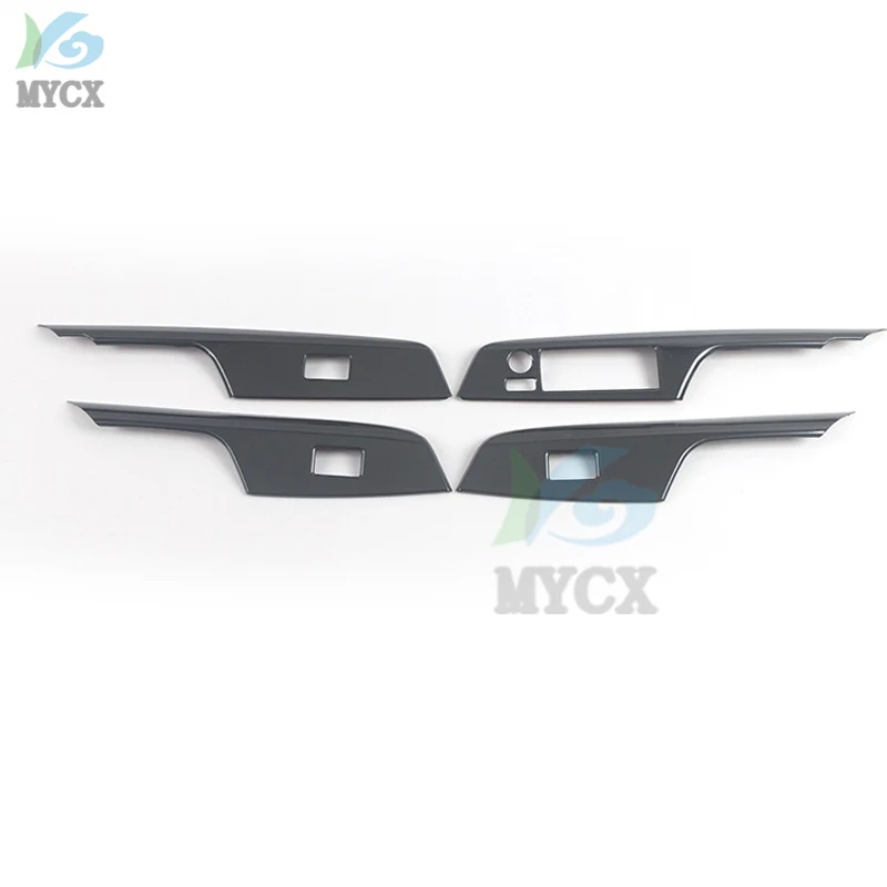 

For Toyota Harrier 2022 Stainless steel glass lift decorative stickers window armrest switch sequins auto parts