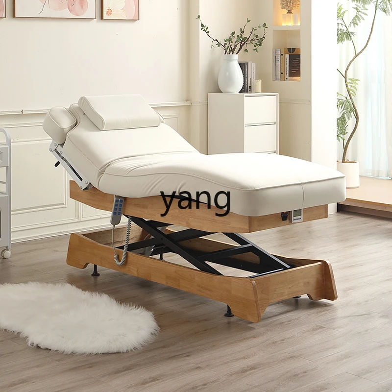 

LMM Electric Beauty Bed Constant Temperature Latex Mattress, Fully Automatic with Reclining Hole and Armrests