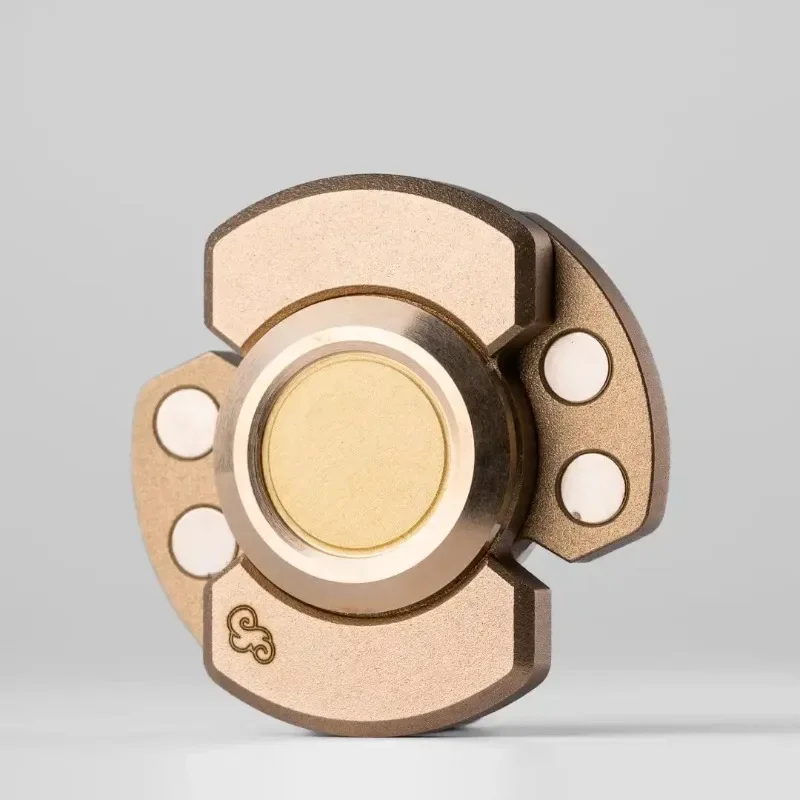 Mr. Wang Three Body Cube MultiFidget Spinner Haptic Coin Telegram Clip Portable Stress Relief Toys EDC In stock Original