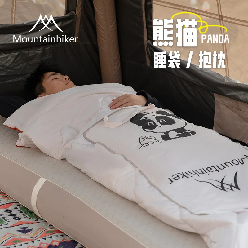 

Mountainhiker 300T Polyester Pongee Sleeping Bag Warm Portable Outdoor Camping Gear for Hiking Travel Adventure