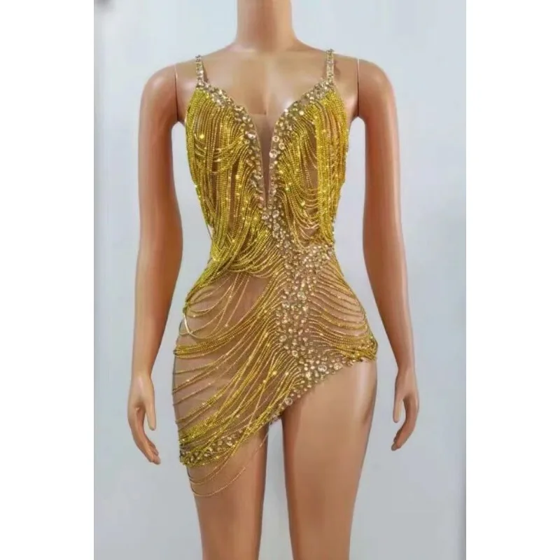 สีดําตัดหรูหราสะโพกกระโปรงวันเกิดอาหารค่ําหรูหราของขวัญกระโปรงบาร์เต้นรําหญิงประสิทธิภาพชุด Robe Femme