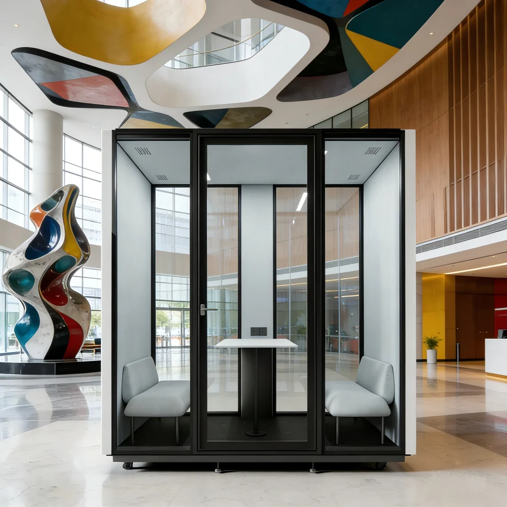 Premium Multifunctional Soundproof Booth Silent Privacy Cabin For Office Studio Vocal Recording Phone Call And Rest Lounge