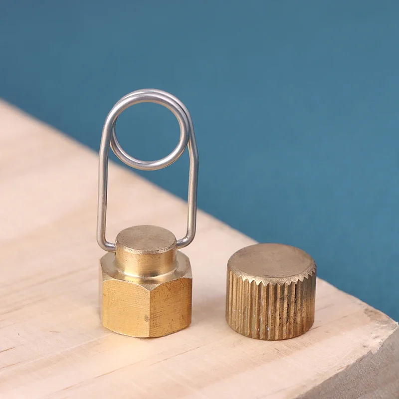 أسطوانة غاز البيوتان للتخييم في الهواء الطلق مقاومة للتسرب والغبار؛ رأس موقد طويل مع قابس أسطوانة غاز مسطحة قابلة للتعبئة