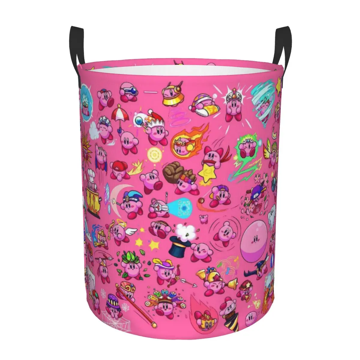 

Большая корзина для белья с аниме-дизайном K-Kirbys, органайзер для игрушек для девочек и мальчиков