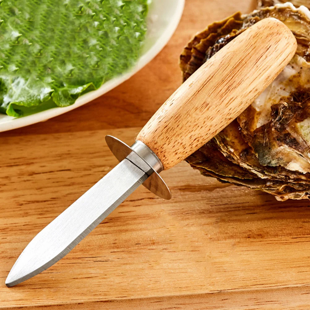 

2Pcs Oyster Shucking Cutters Stainless Steel Shellfish Openers Seafood Tools Kitchen Supplies Non Slip Handles Clam