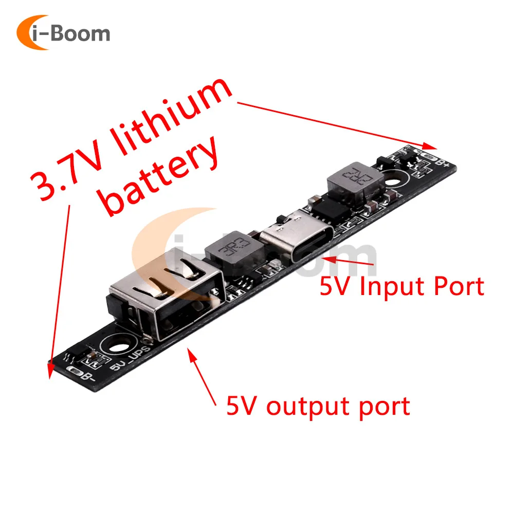 5V 18650 Lithium Battery Panel DC-DC Boost Converter Charging Standby Power Adapter Module For Camera USB Power Supply