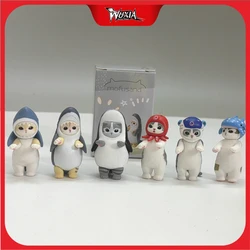 Mofuseands Cute Cat Shark Figure Cos Horned Shark Hammerhead Shark Anime Action Figure Kawaii Toy Decoration Ornaments Gifts Kid