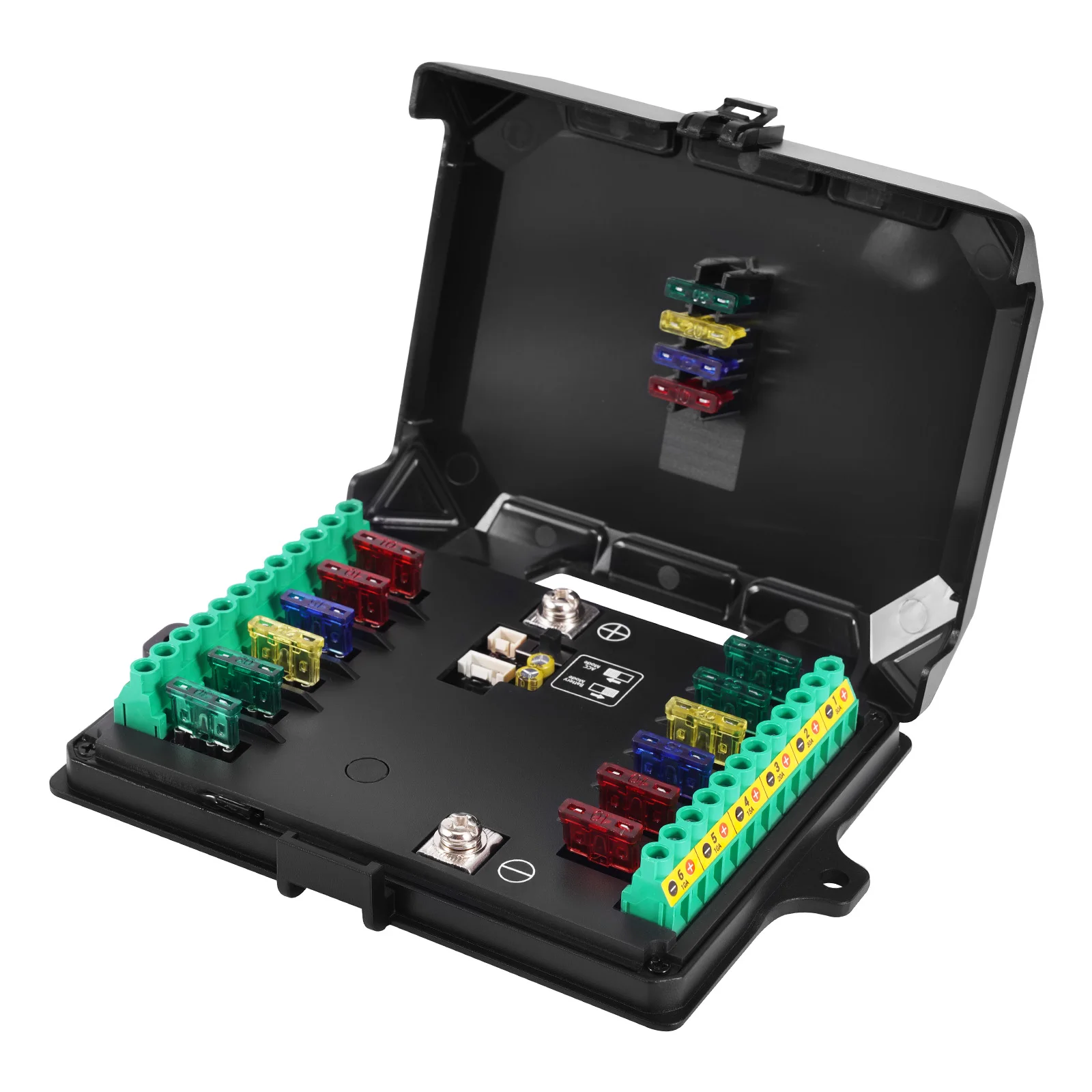 Universal Switch Panel For SUV 4WD Pickup 12 Gang Touch Control Blue LED 12-24V