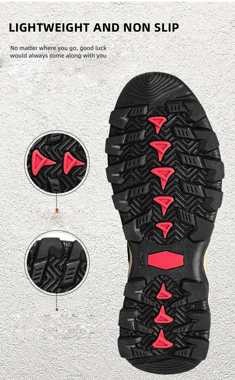 CLOHOO Mesh Shoes Thick Rubber Sole Handmade Cold Glue Casual Outdoor Sports Men's Shoes Breathable Comfortable Summer Sandals