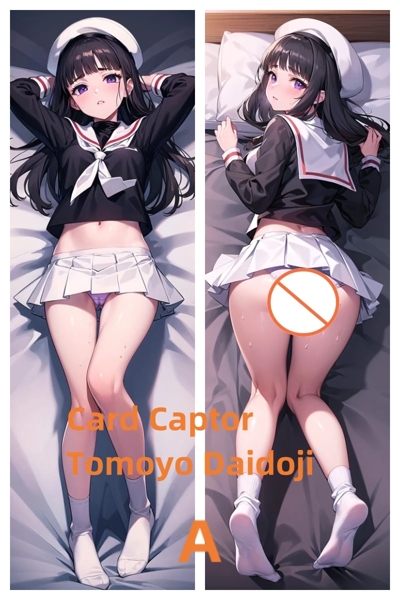 

Dakimakura Anime Pillow Case Card Captor Tomoyo Daidoji Double-sided Print Of Life-size Body Pillowcase Gifts Can be Customized