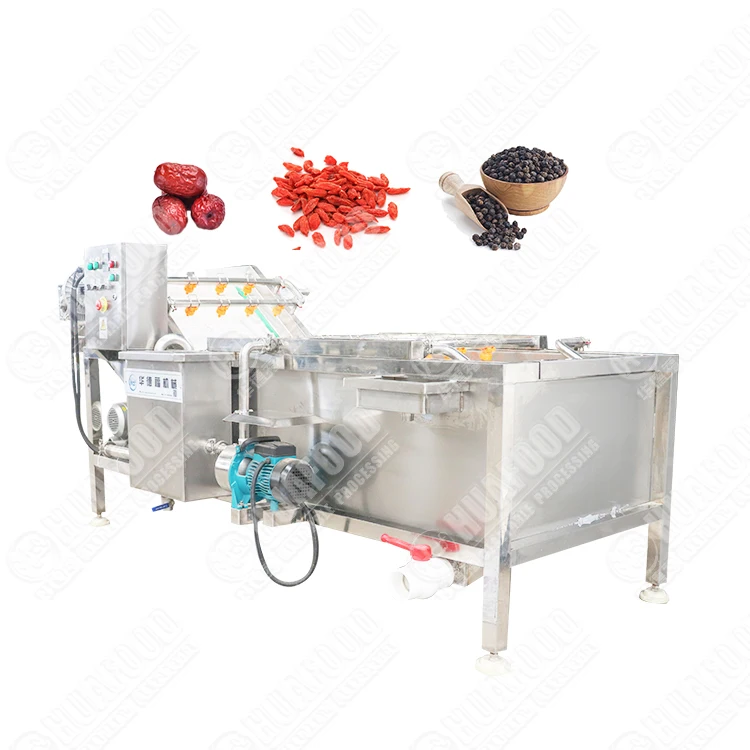 Автоматическая машина для мытья овощей Коммерческая машина для мытья овощей и фруктов Большая машина для мытья овощей