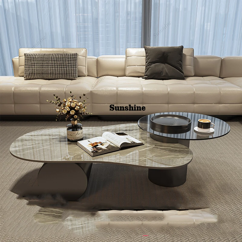 

Luxury Retro Coffee Table Beauty Trendy Unique Nordic Coffee Table Elegant Classic Table Basse De Salon Mid Century Furniture