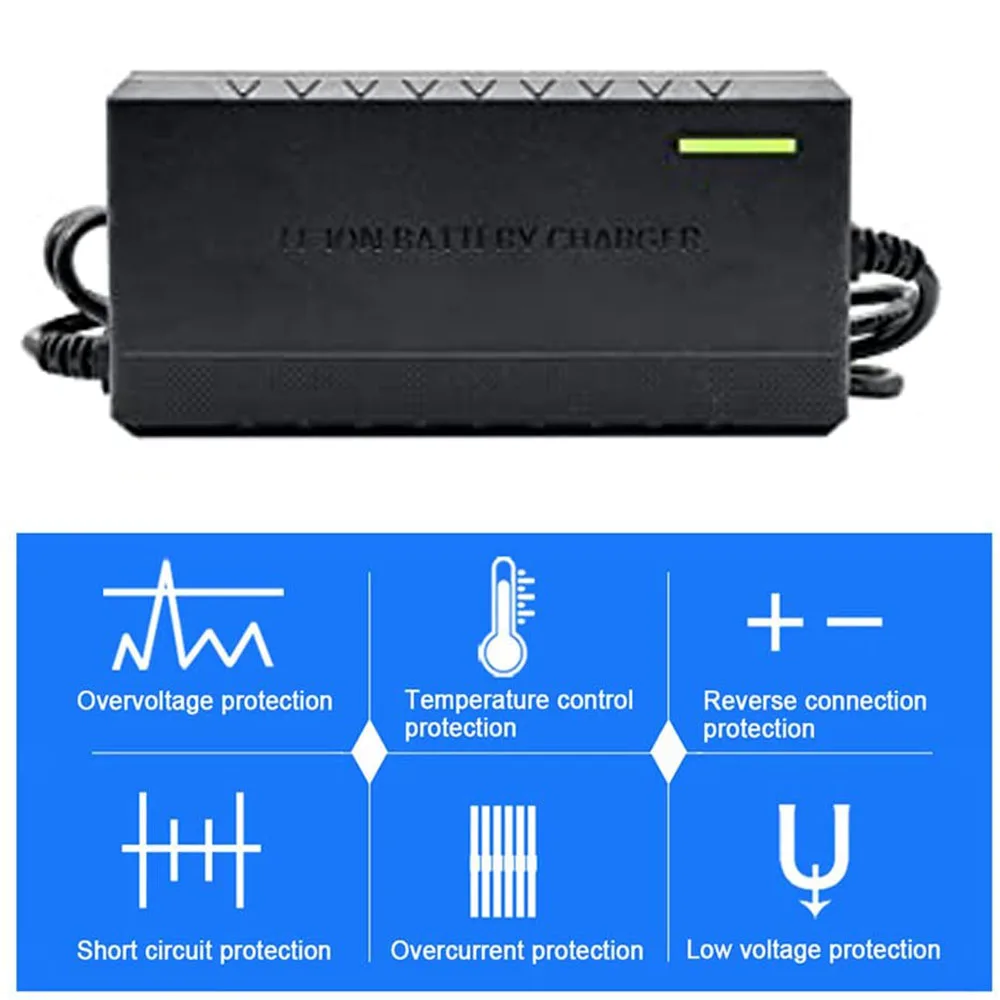 54.6 فولت 10A محول التيار الكهربائي شاحن ذكي ل 48 فولت 13 ثانية بطارية ليثيوم أيون حزمة شاحن دراجة نارية