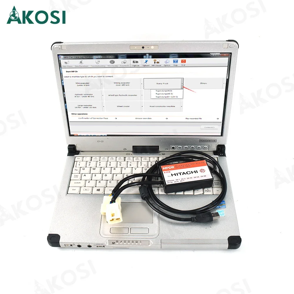 

MPDR 3,9 Hitachi Heavy Duty диагностический сканер-тестер для экскаватора-погрузчика Hitachi ZX-1 ZX-3 ZX-3G ZX-5 ZX-6 ZX-7 ZW EX + CFC2