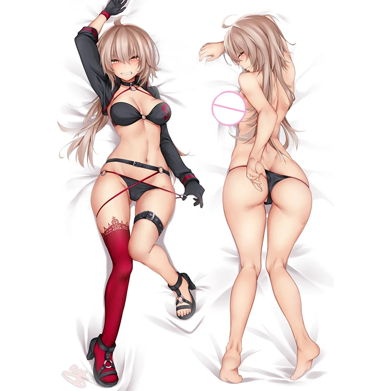 Anime Dakimakura Pillow Case Fate Sexy and Busty Jeanne Alter Double-Sided Halloween Decoration