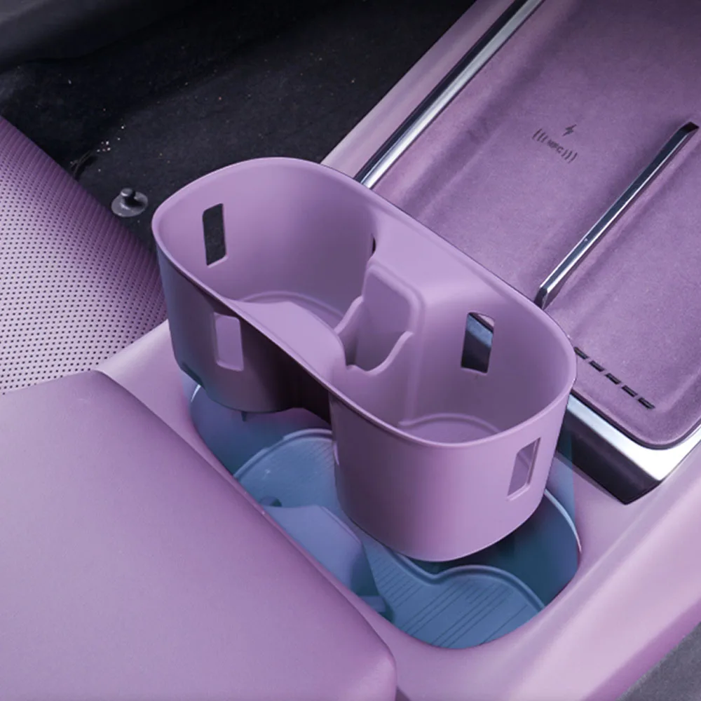 

Для нового Xpeng P7 2025, противообрастающая крышка чашки центрального управления, аксессуары для внутренней модификации, оригинальная цветная силиконовая накладка для автомобиля