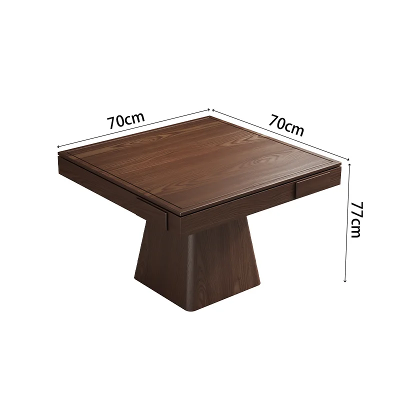 طاولة خاصة من الخشب الصلب بثمانية خالدة، طاولة طعام مربعة الشكل، لوح صخري صيني جديد، شطرنج Te and Chai #6