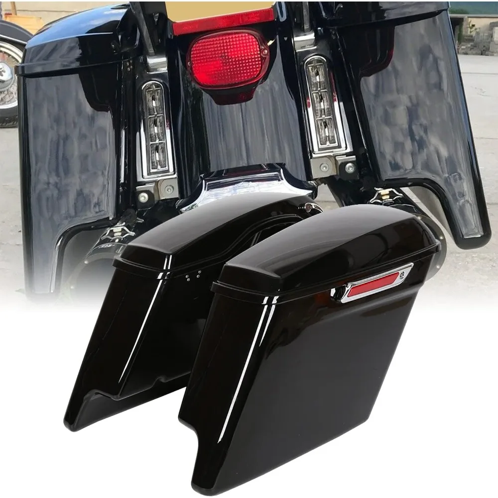

5'' Extended Stretched Saddle bag W/Latch Compatible