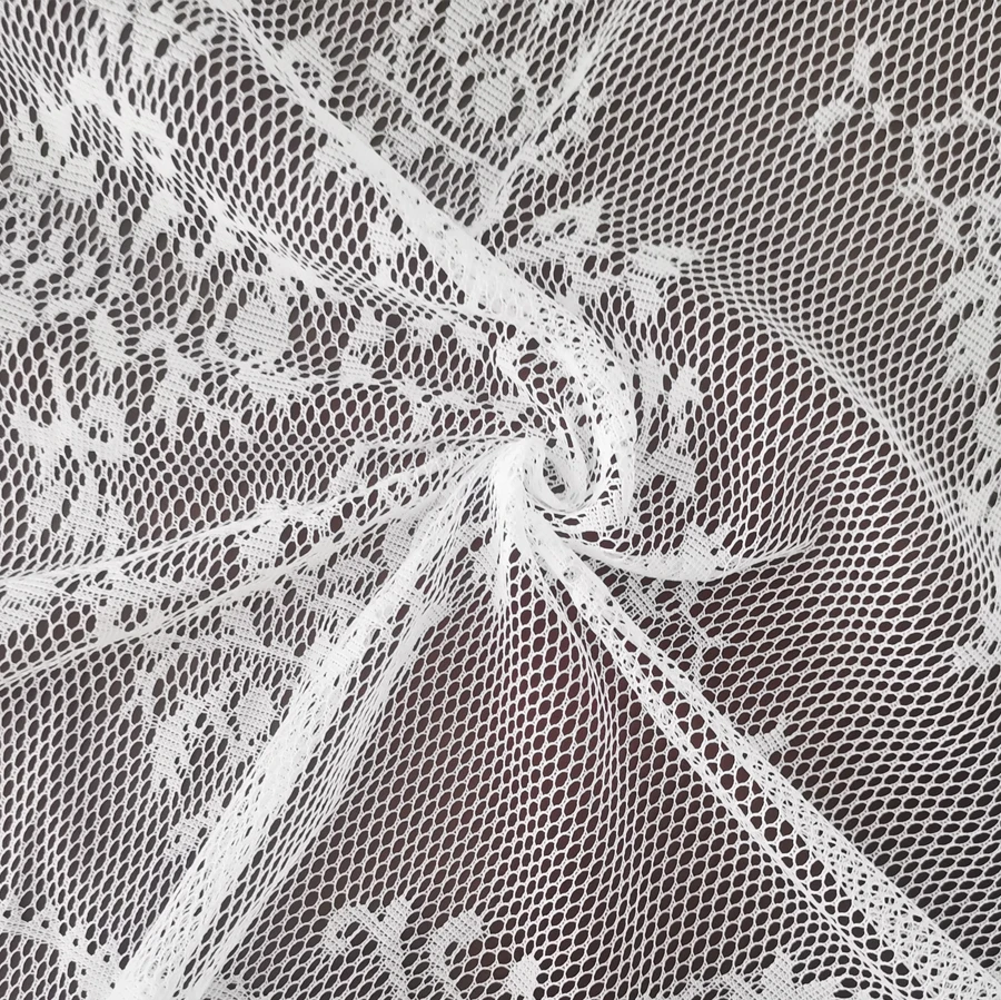 1 Stück Elegante Weiße Gewebte Spitzen-Tischdecke für Couchtisch Luxuriöse Atmosphäre Tischabdeckung Dekorationsstoff – Detail 8