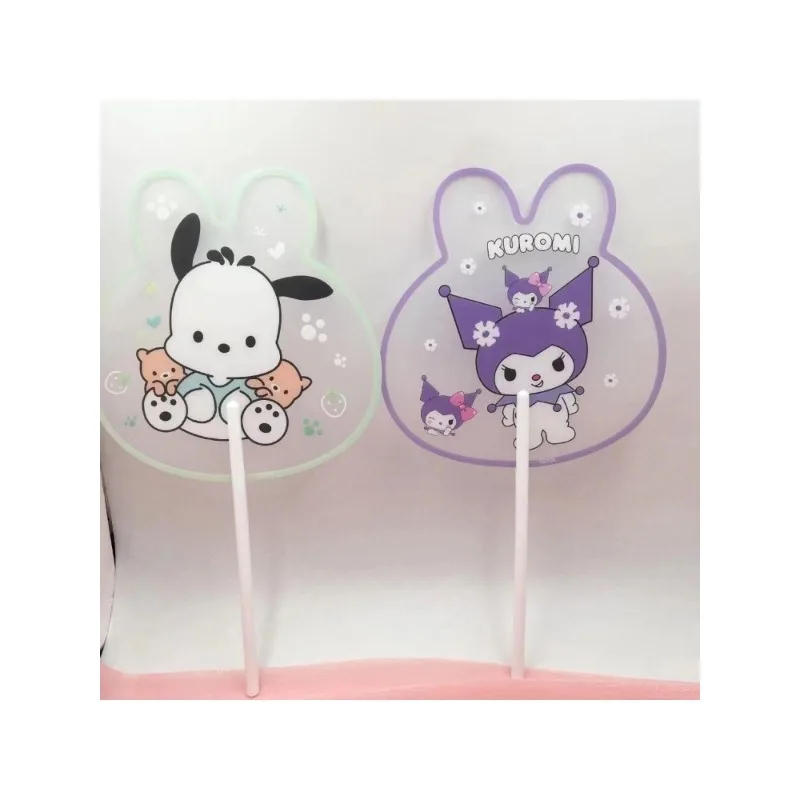 Kuromi My melody Pochacco fan Sanrio animation peripheral cute summer Cinnamoroll student rabbit matte surface durable round fan