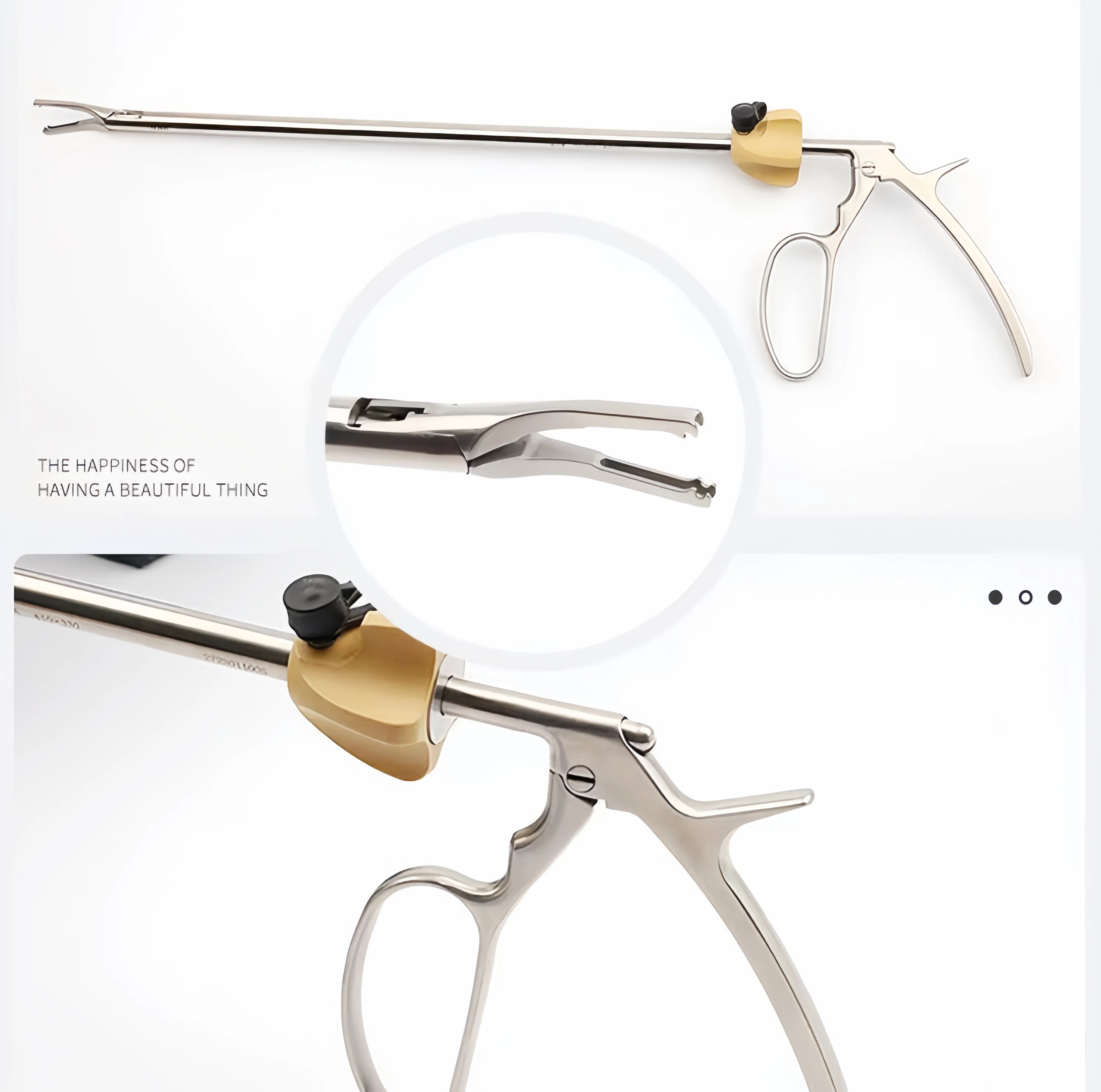 S/M/L 복강경 Hem-o-lok 클립 어플리케이터 폴리머 플라스틱 클립 결찰 어플리케이터 복강경 Hemolok 클립 그리퍼