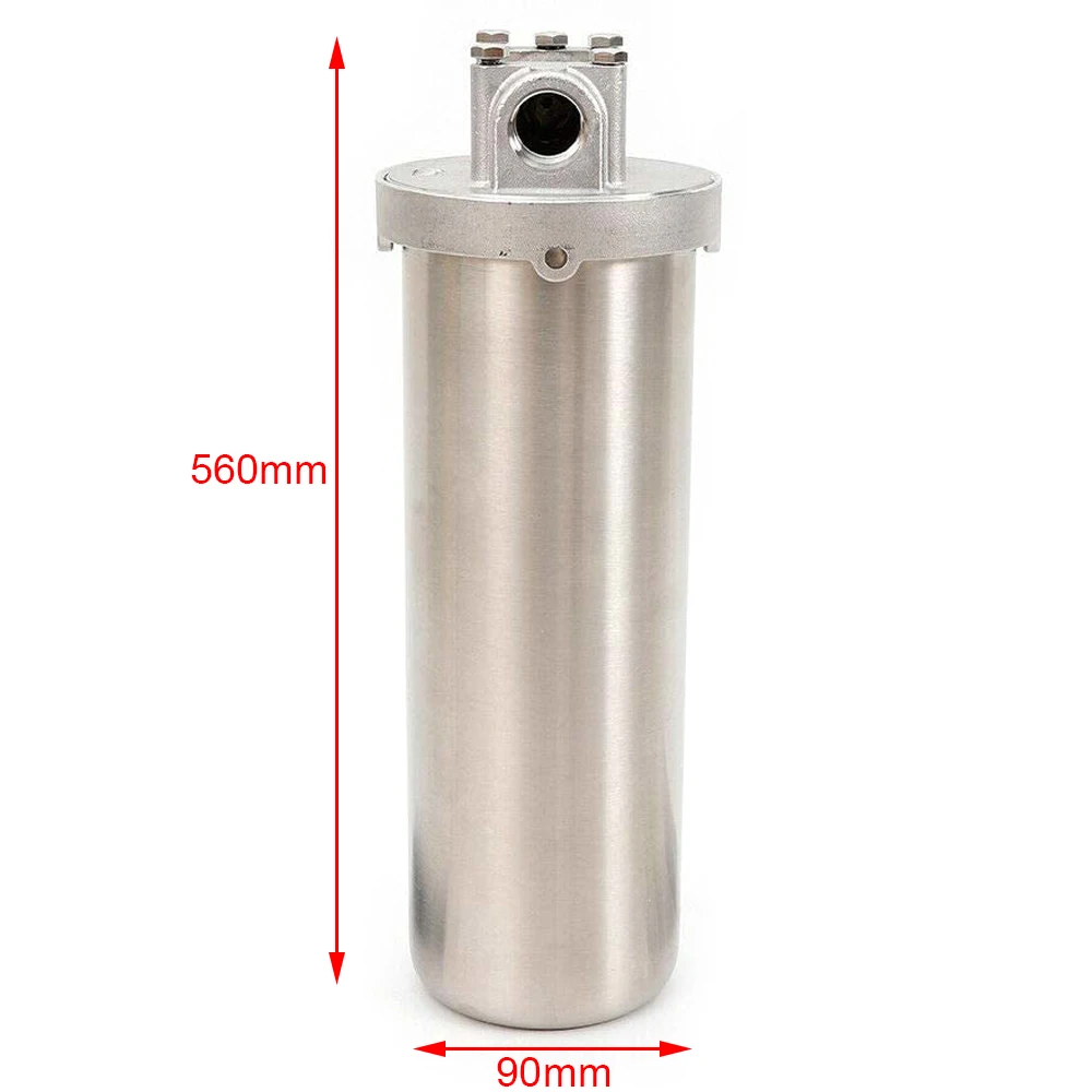 304 Stainless Steel Water Filter Housing, Heavy Duty, 10 "Cartridges, 3/4" Npt