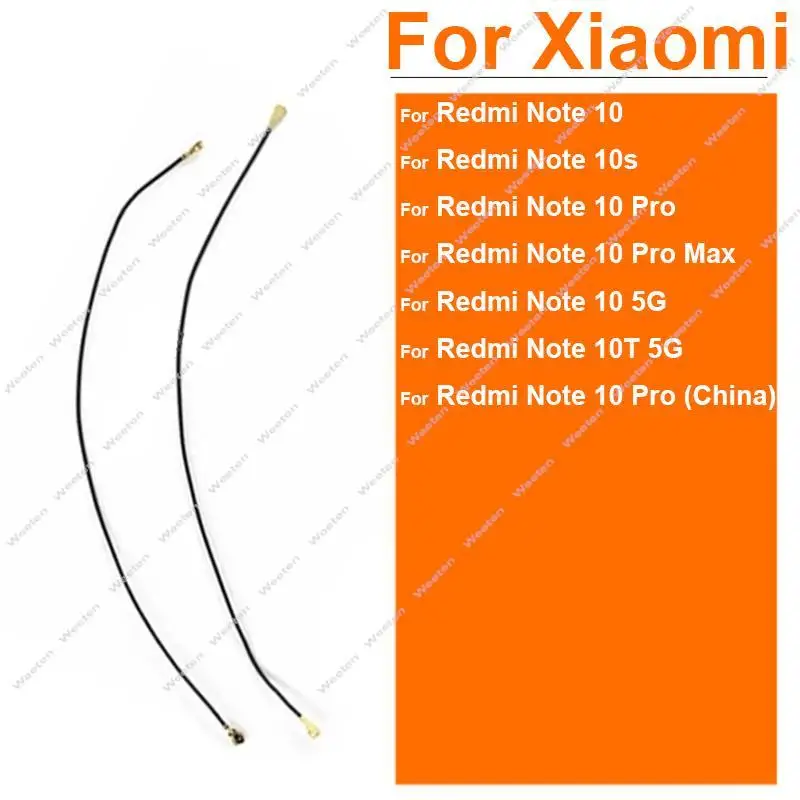 For Xiaomi Redmi Note 10 10 Pro Max Note 10S 10T 4G 5G Signal Antenna Signal Wifi Flex Cable Connector Flex Ribbon Parts