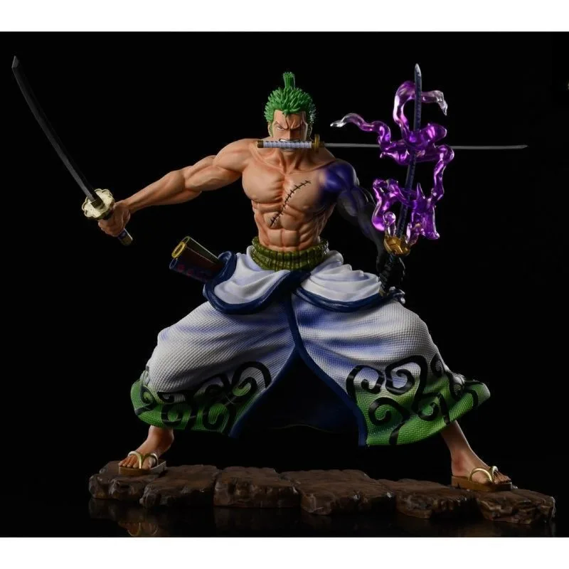 

One Piece Anime Figure Zoro Three-Blade Sa-maximum Mang Action Figures Statue Collection Desktop decoration toys model Kid Gifts