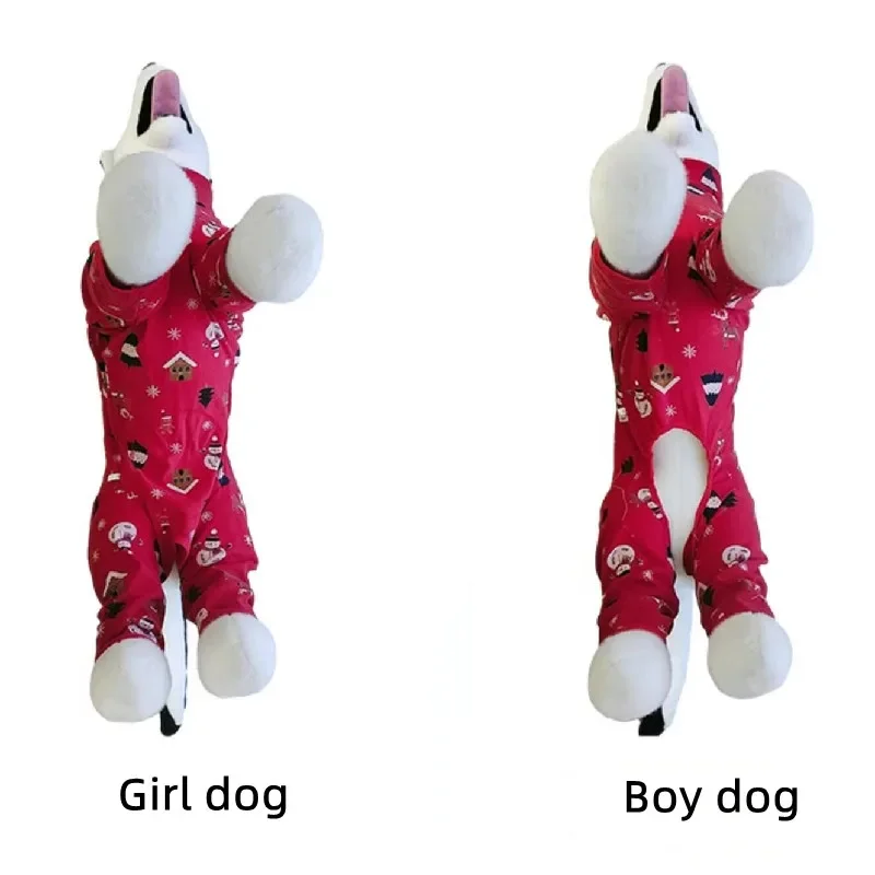 Large Dog Clothes Christmas Big Dog Clothing Jumpsuit Samoyed Border Collie Husky Labrador Golden Retriever Dog Costume Apparel