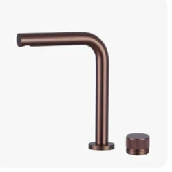 Separate bathroom faucet, basin height and width basin faucet mixer tap single handle rotary control cold and hot basin faucet