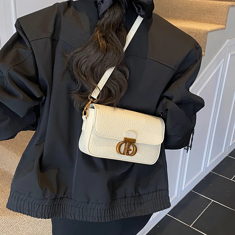 

Женская шикарная сумка через плечо 2026, элегантная сумка через плечо и сумка, популярная сумка с верхней ручкой, модный нишевый дизайнерский образ