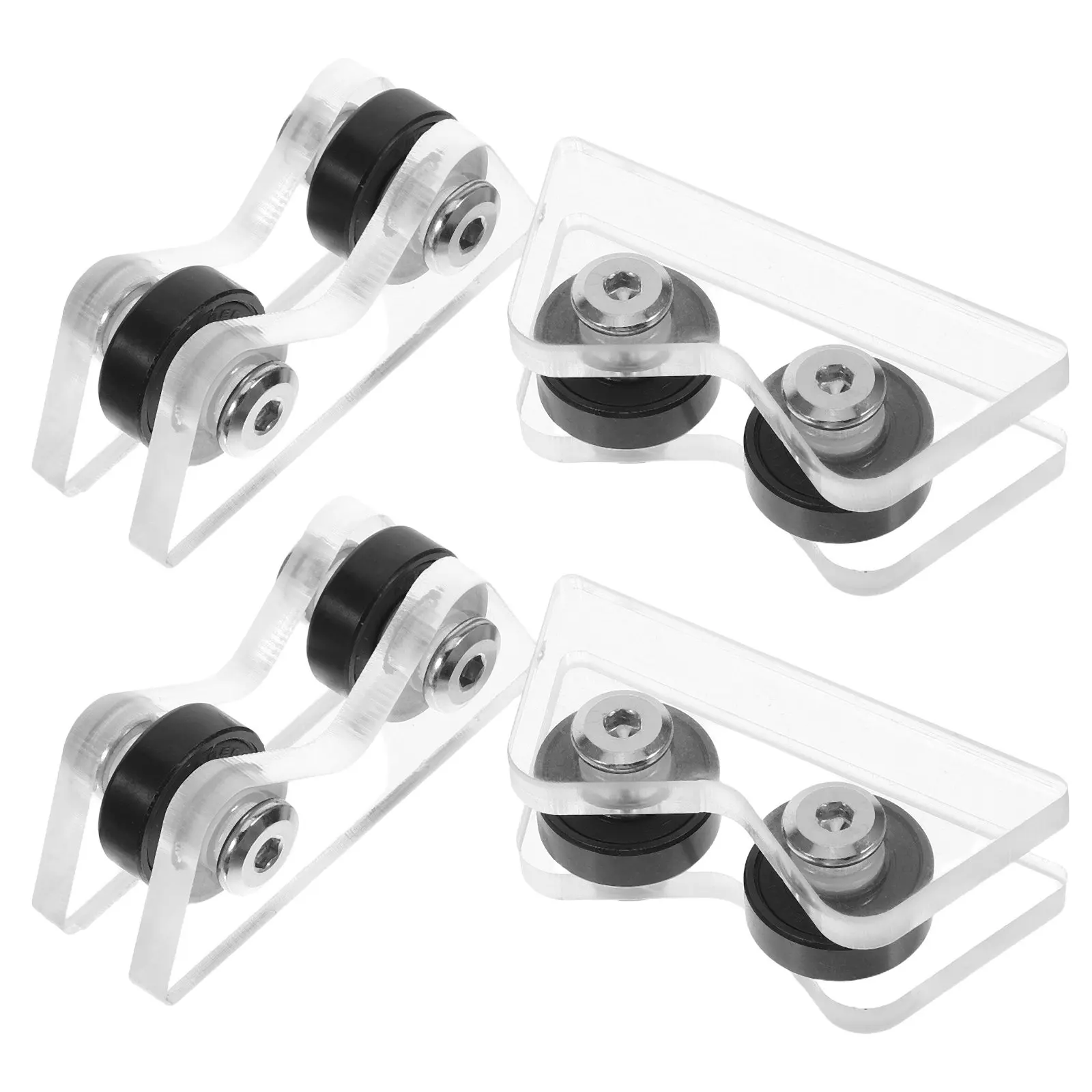 

4Pcs Pool Cue Straightness Checker High Sensitivity Cue Rollers Portable Club Roller Snooker Billiards Accessories Tool