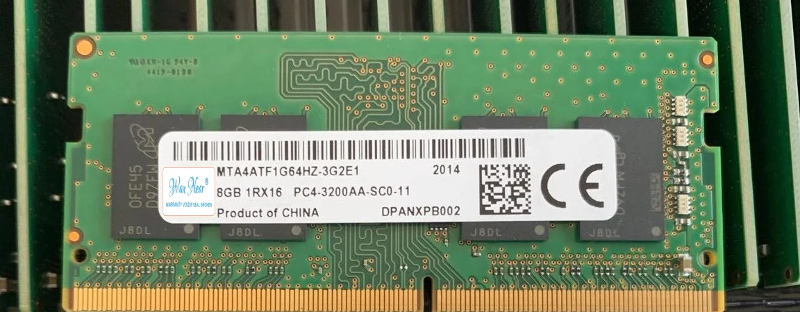 

Для 8G 1RX16 PC4 3200AA DDR4 MTA4ATF1G64HZ-3G2E1