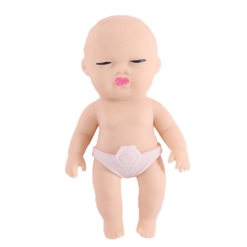 Squeezable Toy TPR Baby Doll Soft Stretchy Toy Decompression Toy Stress Relief Fidgets Autisms Slow Rising Stretch Toy
