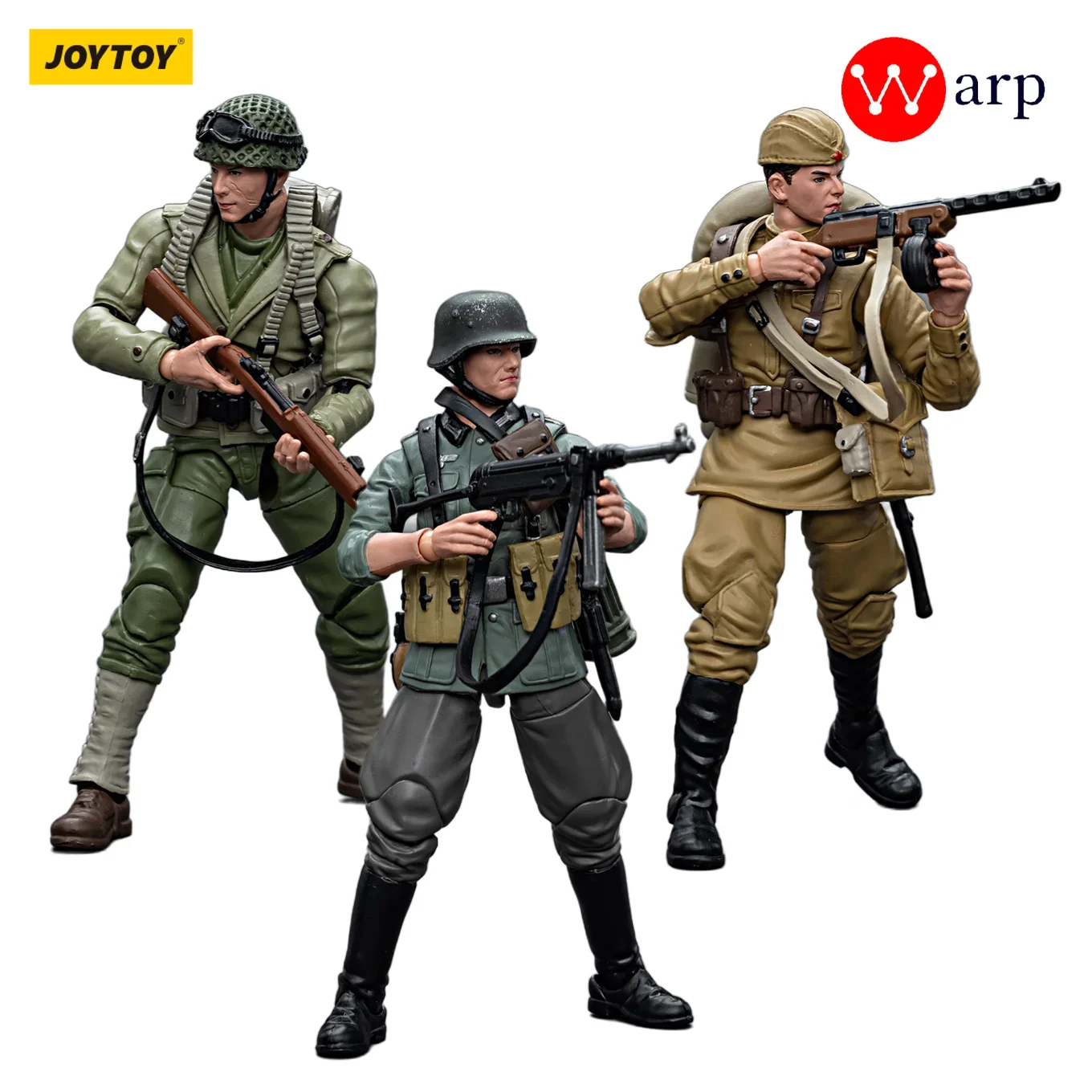 

[In-Stock] JOYTOY Dark Source Hardcore 1/18 Action Figures WWII US Army Soviet Infantry Wehrmacht Military Model Gift Soldier