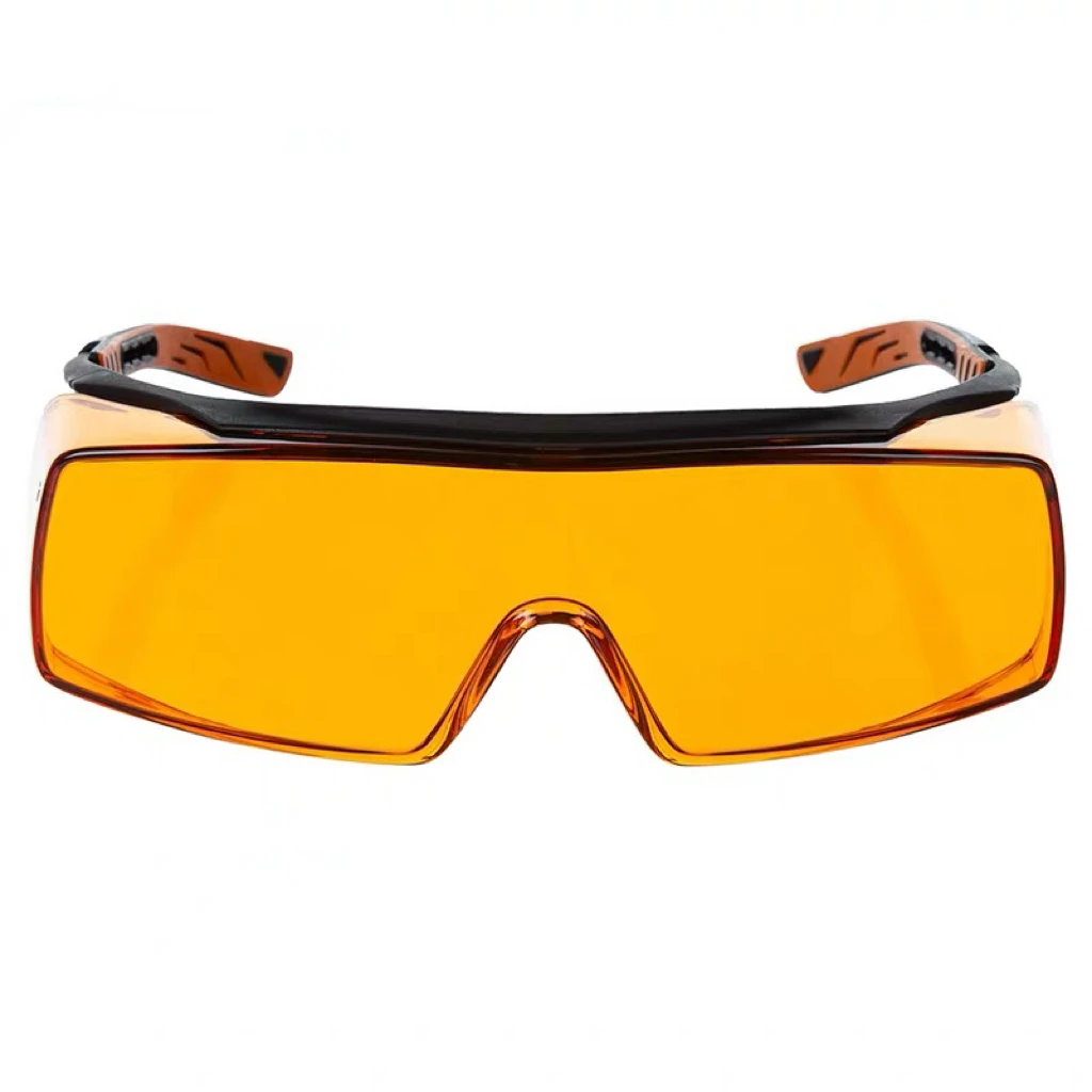 Dental Light Cure Protective Goggles Polycarbonate Scratch Resistant Anti Blue Light Safety Glasses 3 Lens Types Dental Lab