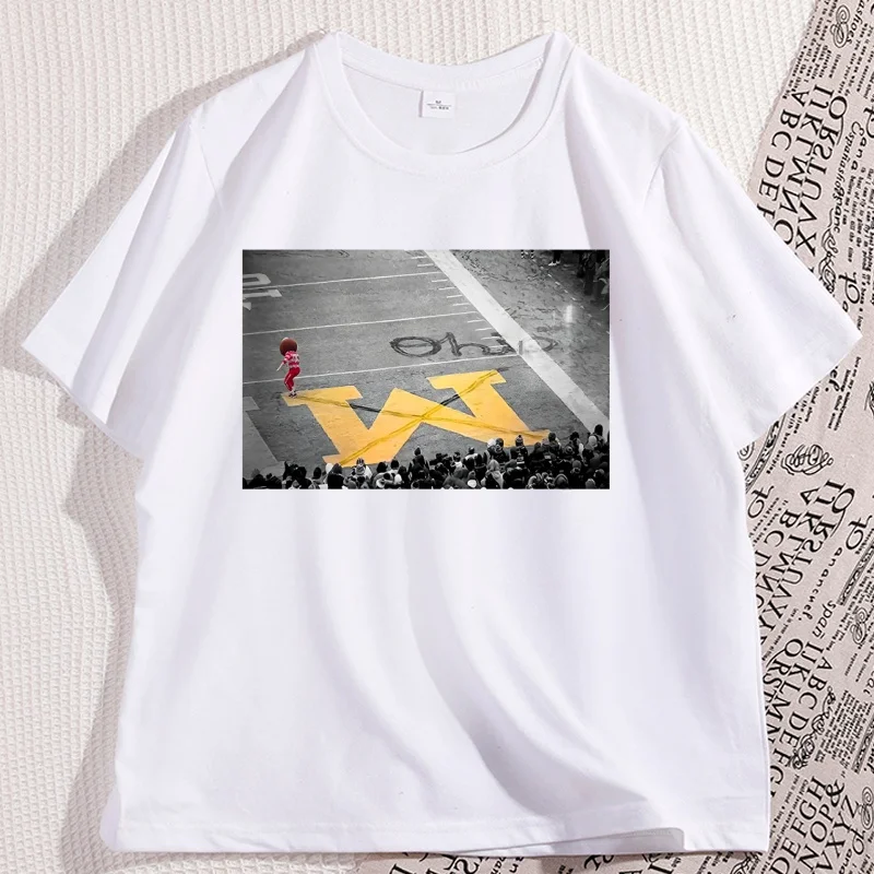 Engraçado brutus t camisa fã de neve futebol camiseta algodão manga curta em torno do pescoço tshirts solto gráfico roupas masculinas streetwear