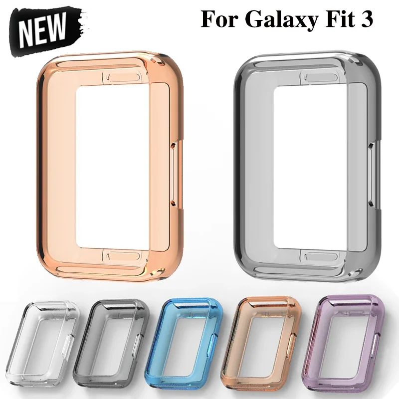 Soft TPU Case For Samsung Galaxy Fit 3 Anti-scratch Bumper Silicone Shell Protective Cover for Samsung Galaxy Fit3 Accessories